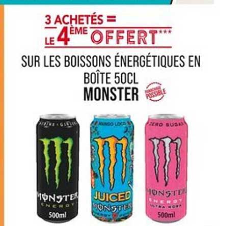 3 ACHETÉS = LE 4ÈME OFFERT