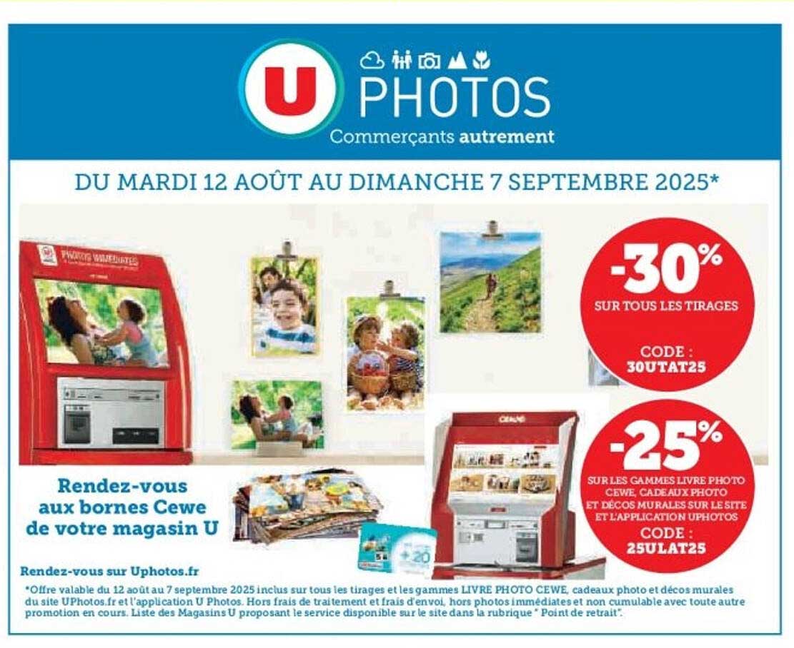 -30% SUR TOUS LES TIRAGES