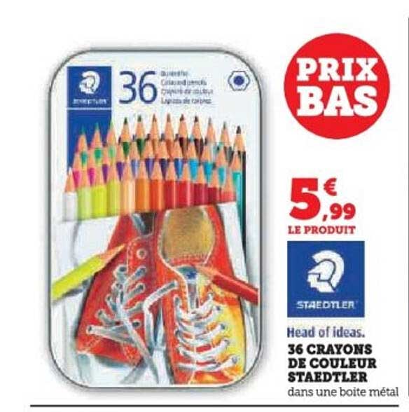 36 CRAYONS DE COULEUR STAEDTLER