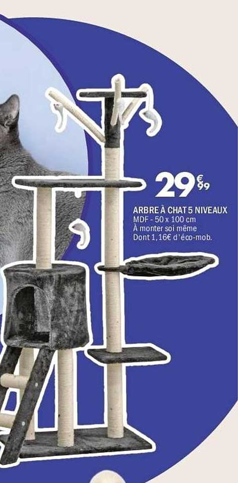 ARBRE À CHAT 5 NIVEAUX