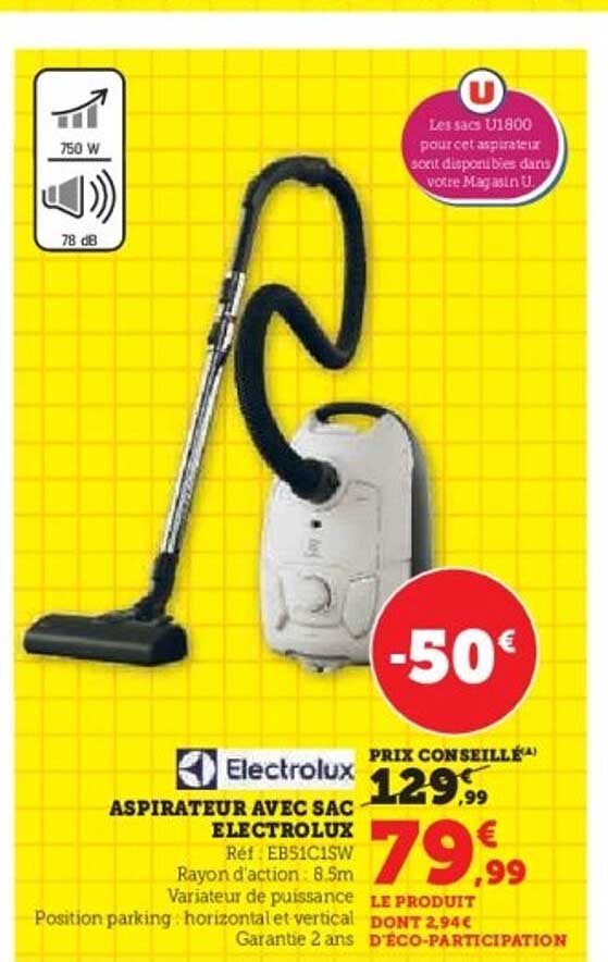 ASPIRATEUR AVEC SAC ELECTROLUX