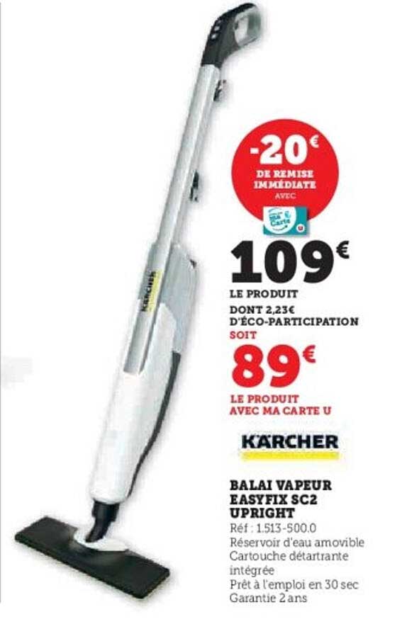 BALAI VAPEUR EASYFIX SC2 UPRIGHT