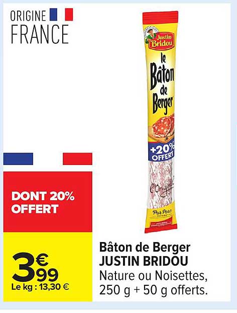 Bâton de Berger JUSTIN BRIDOU