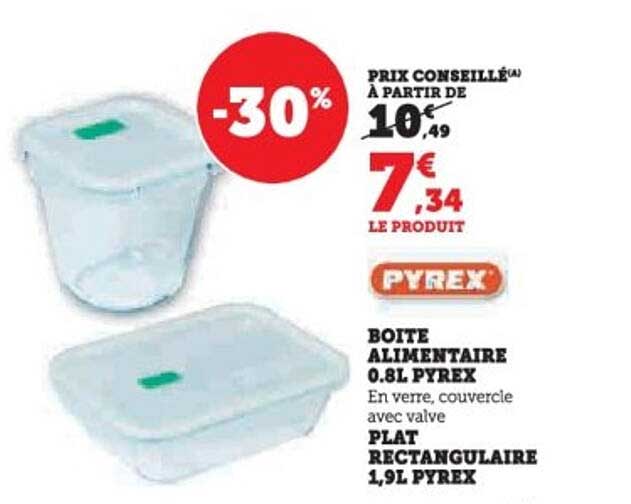 Boîte alimentaire 0.81 PYREX
