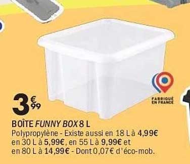 BOÎTE FUNNY BOX 8 L