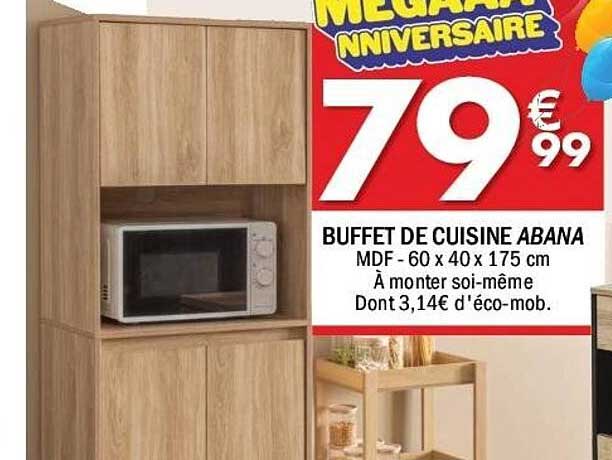 BUFFET DE CUISINE ABANA