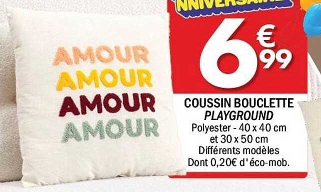 COUSSIN BOUCLETTES PLAYGROUND