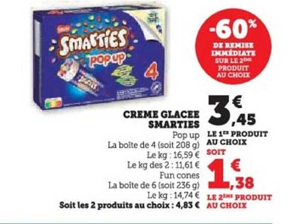 CREME GLACEE SMARTIES