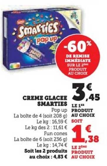 CREME GLACEE SMARTIES