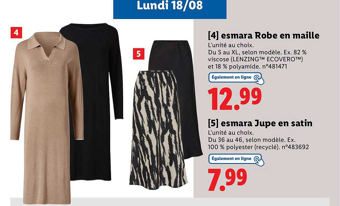 esmaro Robe en maille