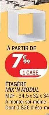 ÉTAGÈRE MIX'N MODUL