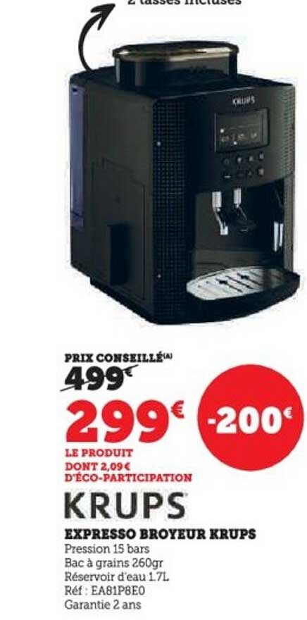 EXPRESSO BROYEUR KRUPS