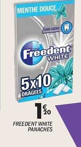 FREEDENT WHITE PANACHES