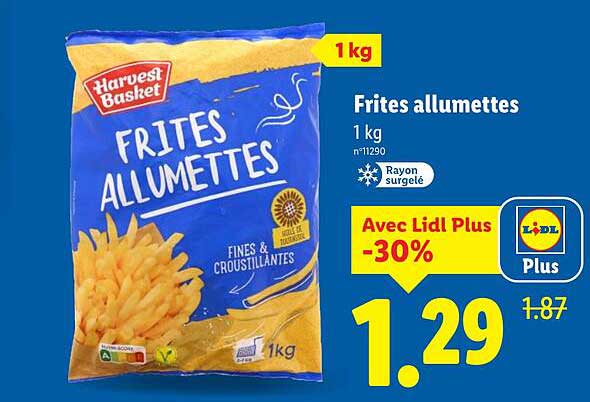 Frites allumettes