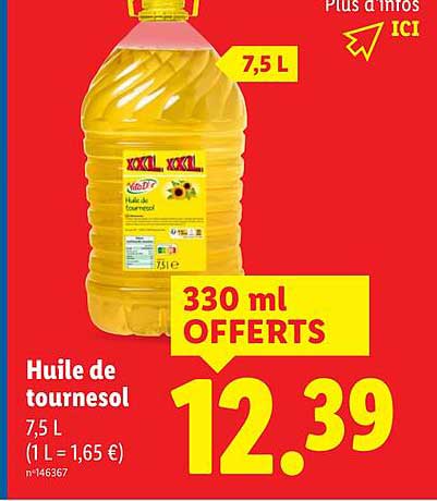 Huile de tournesol
