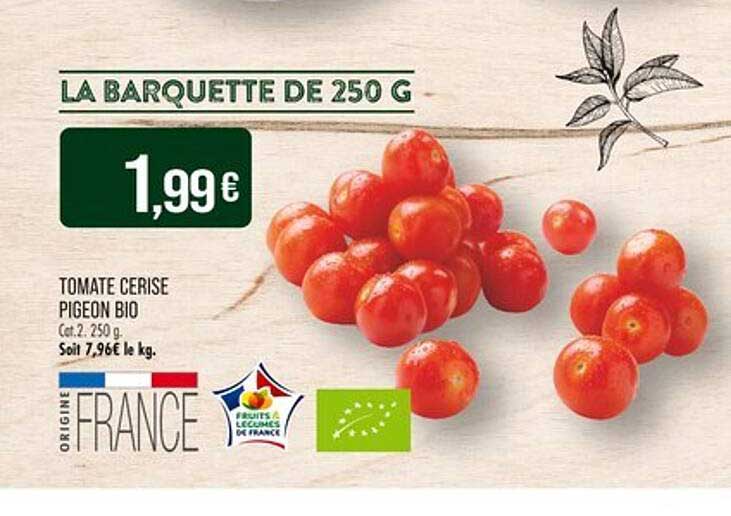 LA BARQUETTE DE 250 G