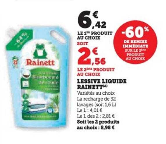 LESSIVE LIQUIDE RAINETT