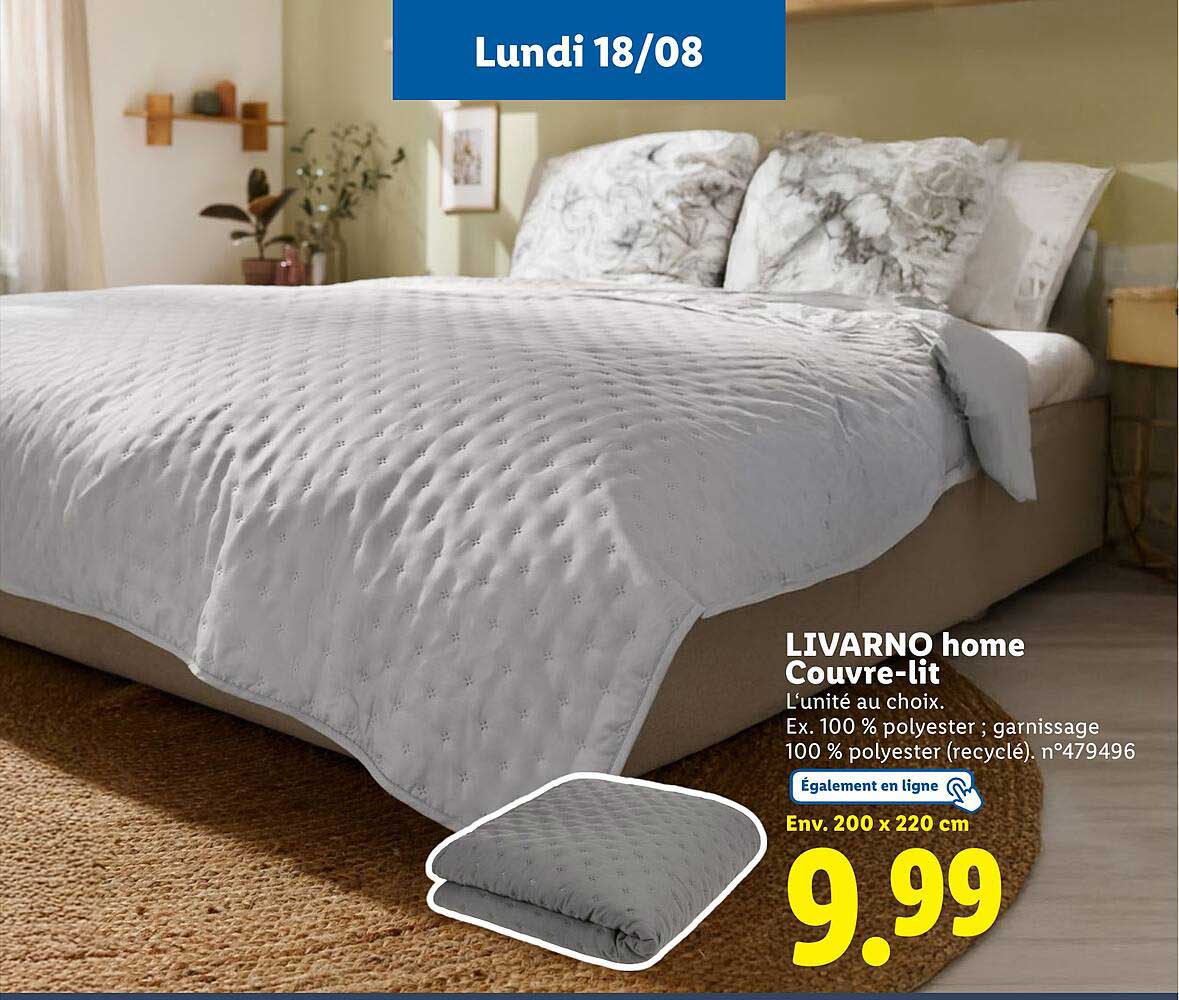 LIVARNO home Couvre-lit