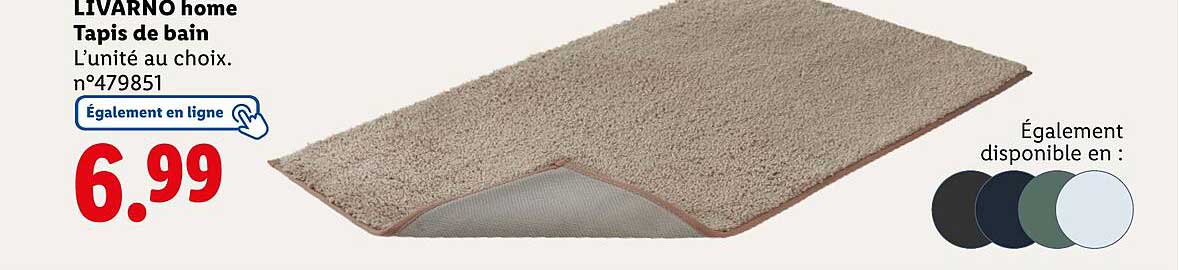 LIVARNO home Tapis de bain