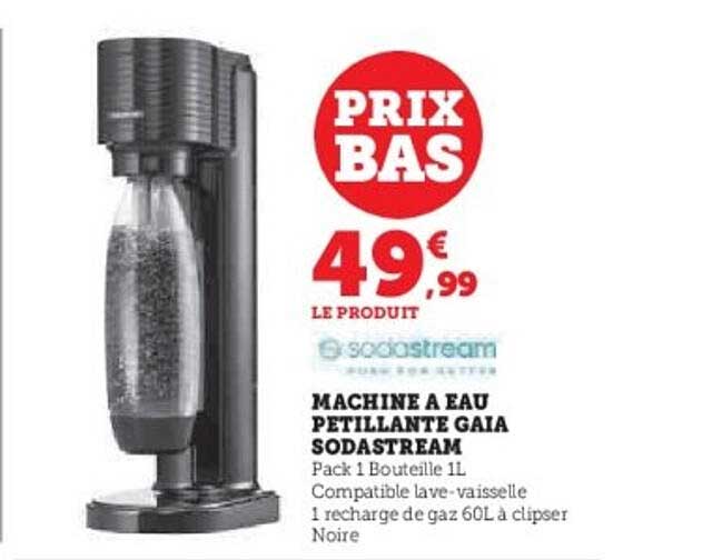 MACHINE A EAU PETILLANTE GAIA SODASTREAM