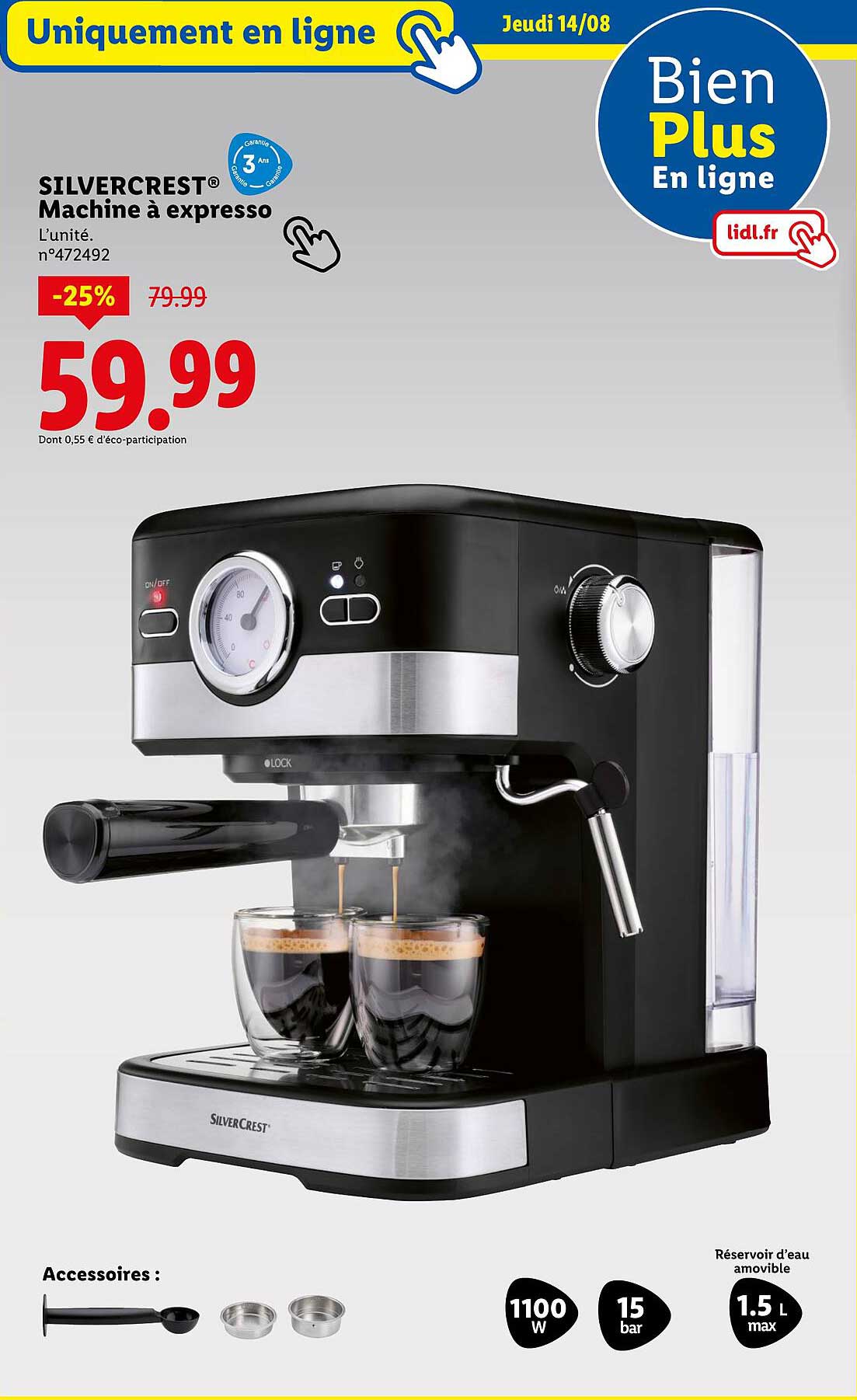 MACHINE À EXPRESSO SILVERCREST®