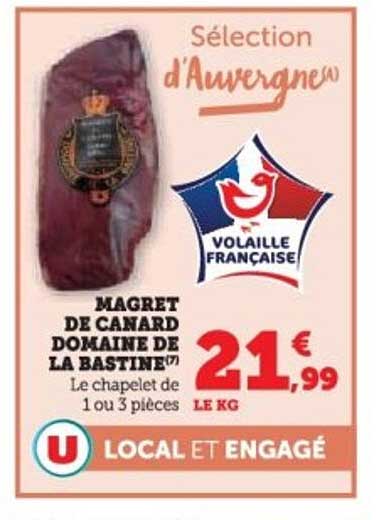 Magret de canard Domaine de la Bastine
