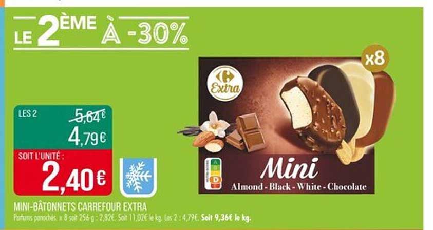 Mini-Bâtonnets Carrefour Extra