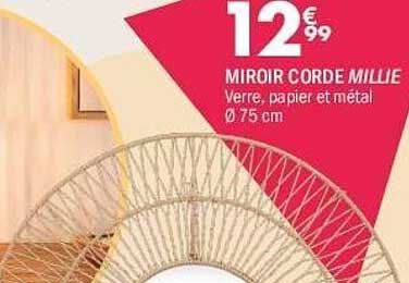 MIROIR CORDE MILLIE