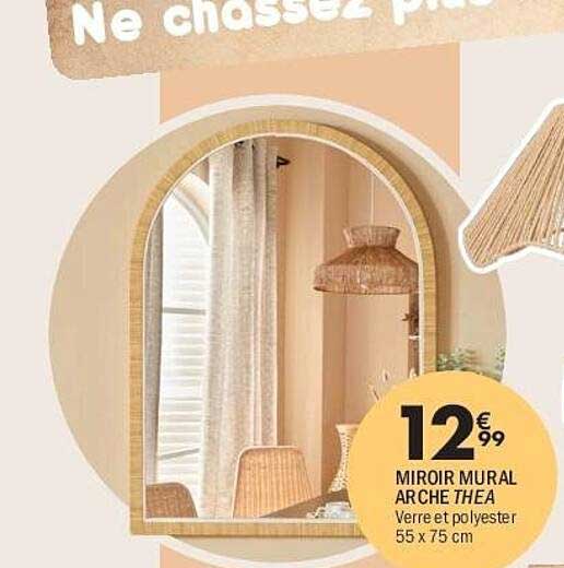 MIROIR MURAL ARCHE THEA