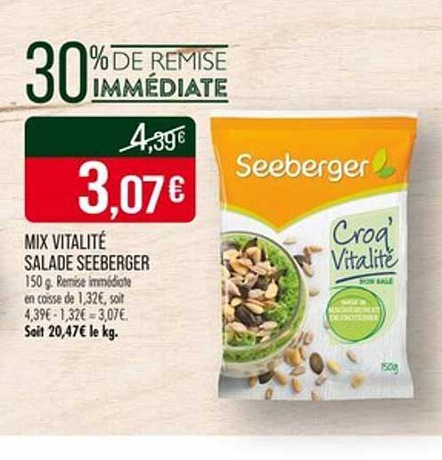 MIX VITALITÉ SALADE SEEBERGER