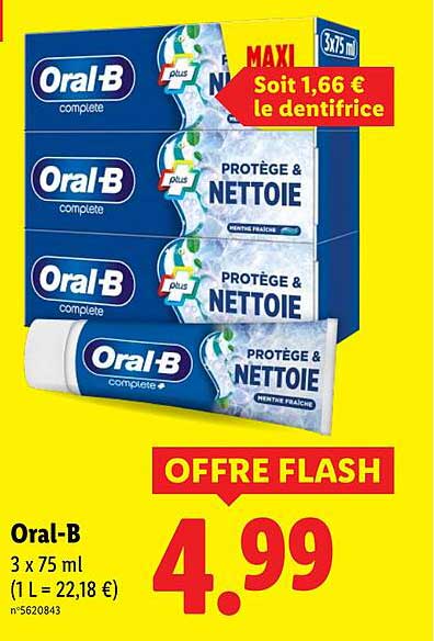 Oral-B complete 3 x 75 ml