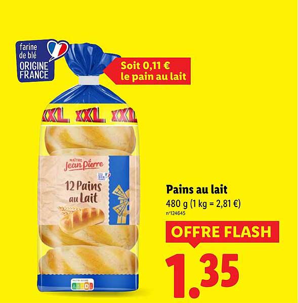 Pains au lait
