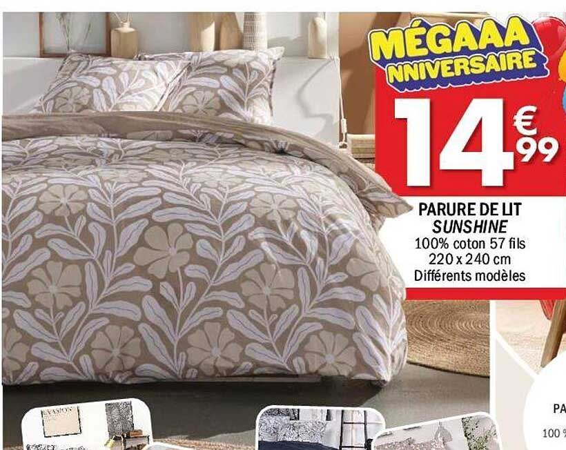PARURE DE LIT SUNSHINE
