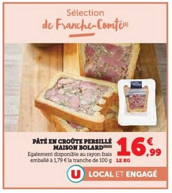 PÂTÉ EN CROÛTE PERSILLÉ MAISON BOLARD
