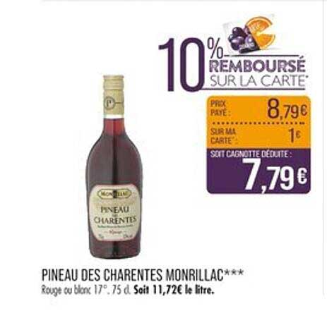 PINEAU DES CHARENTES MONRILLAC***