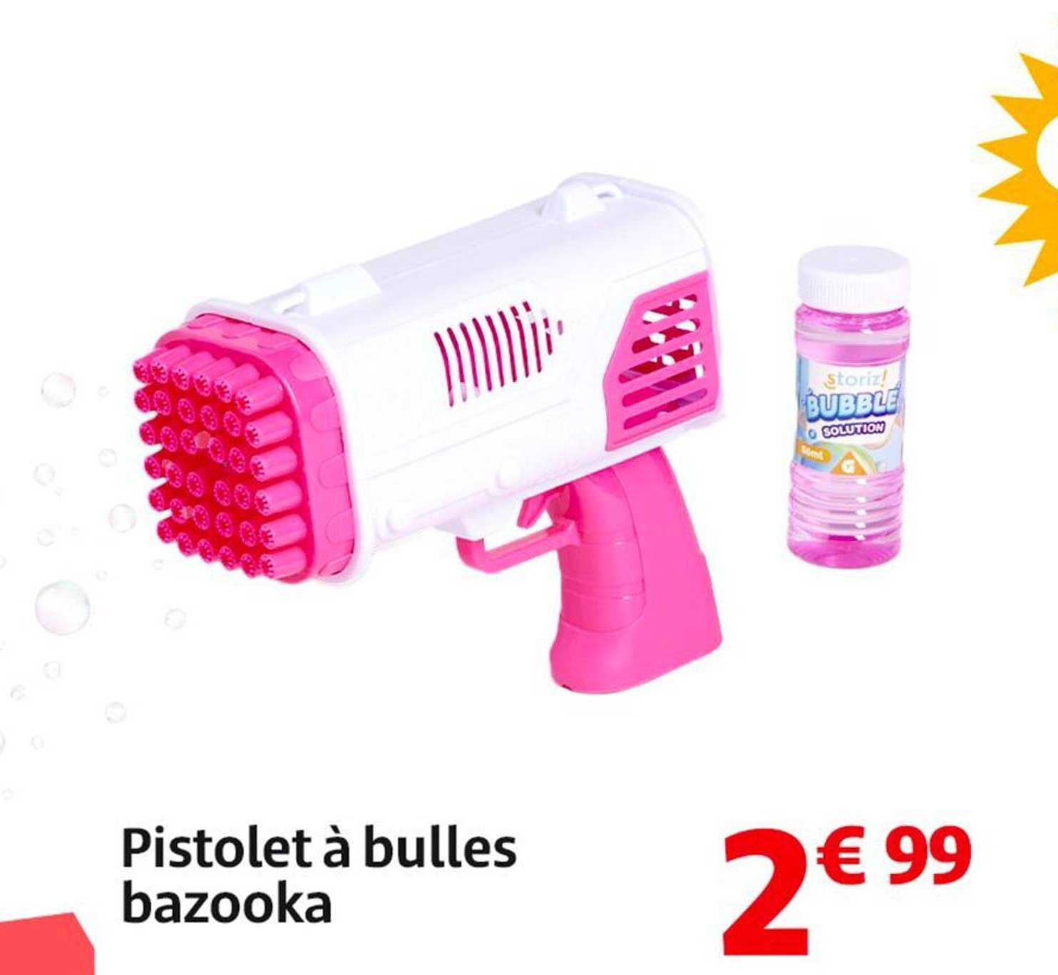 Pistolet à bulles bazooka