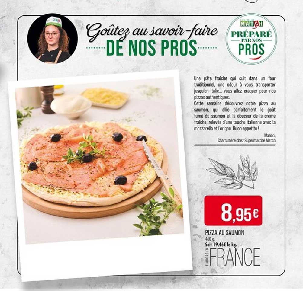 Pizza au Saumon