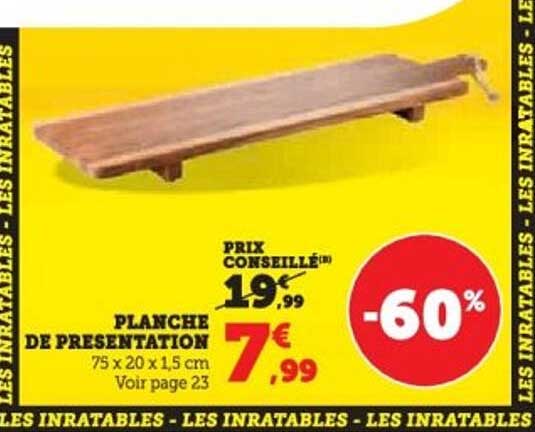 PLANCHE DE PRESENTATION