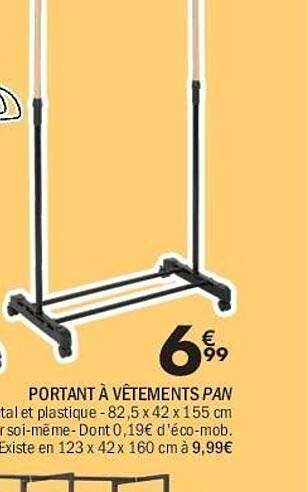 PORTANT À VÊTEMENTS PAN