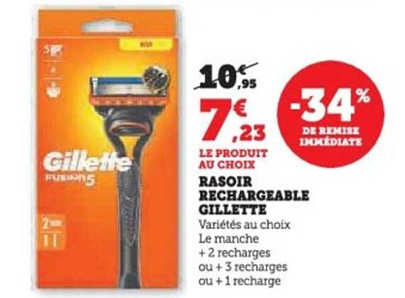 Rasoir rechargeable Gillette