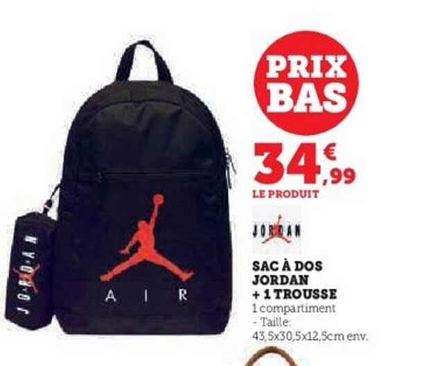 SAC À DOS JORDAN + 1 TROUSSE