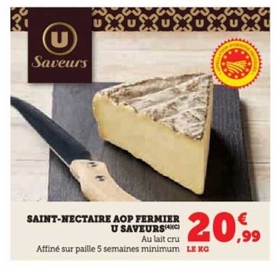 SAINT-NECTAIRE AOP FERMIER U SAVEURS