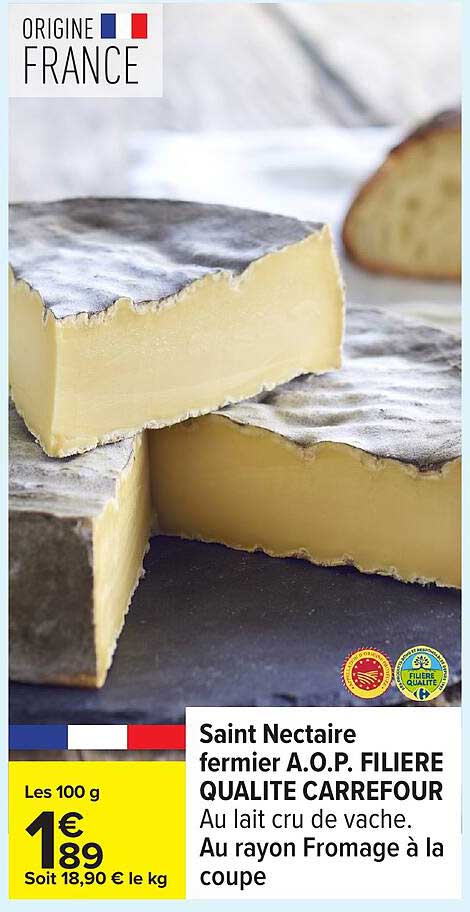 Saint Nectaire fermier A.O.P. FILIERE QUALITE CARREFOUR