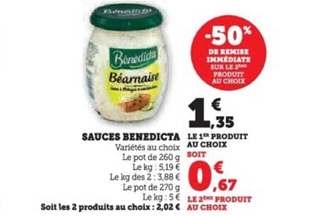 SAUCES BENEDICTA