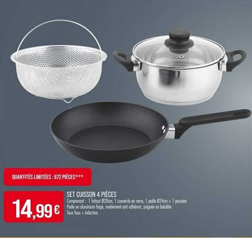 SET CUISSON 4 PIÈCES
