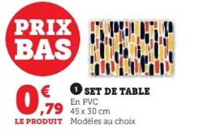 SET DE TABLE