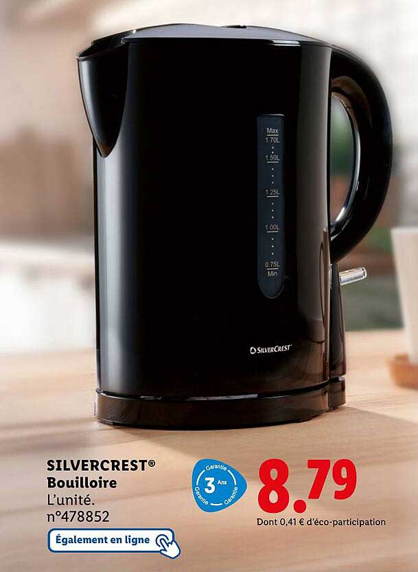 SILVERCREST® Bouilloire L’unité. n°478852