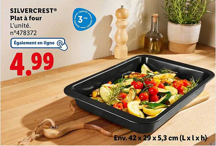 SILVERCREST® Plat à four