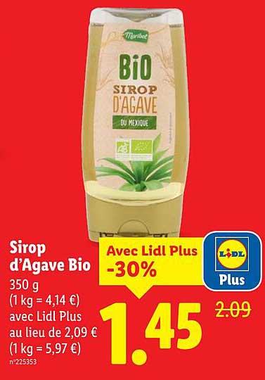 Sirop d'Agave Bio