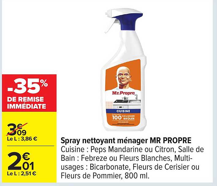 Spray nettoyant ménager MR PROPRE